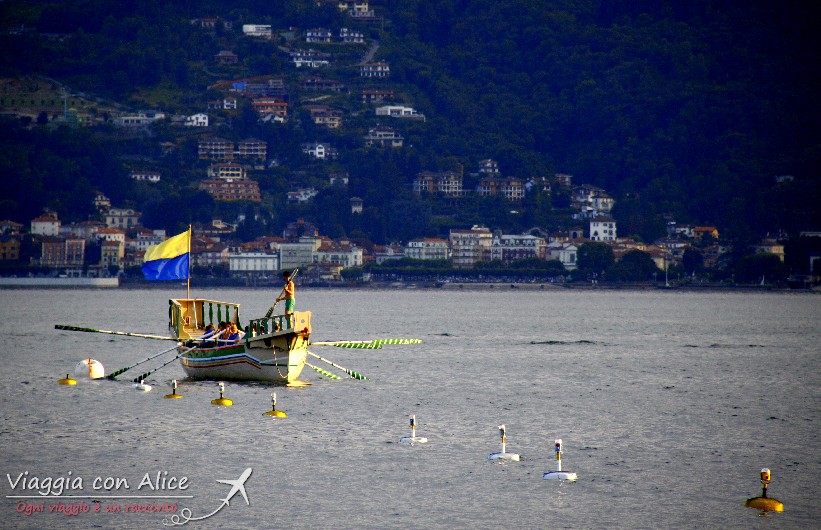 45° Palio Remiero a bordo dei Galeoni in Notturna a Pallanza sul Lago Maggiore