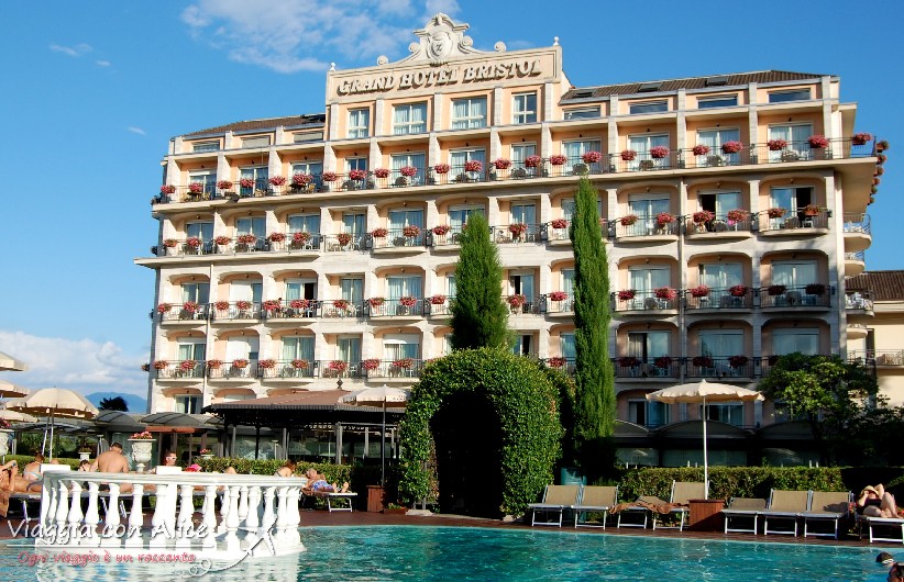 Grand Hotel Bristol veduta dalla piscina
