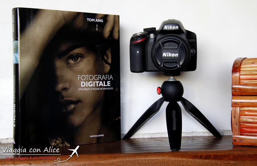 treppiede da tavolo manfrotto per realizzare foto e video con fotocamere professionali