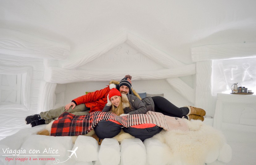 chalet di neve