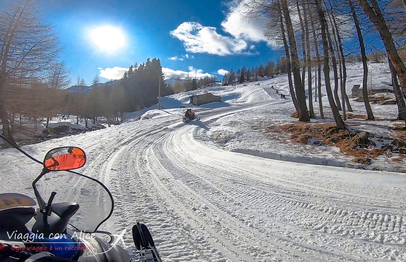 motoslitta a madesimo
