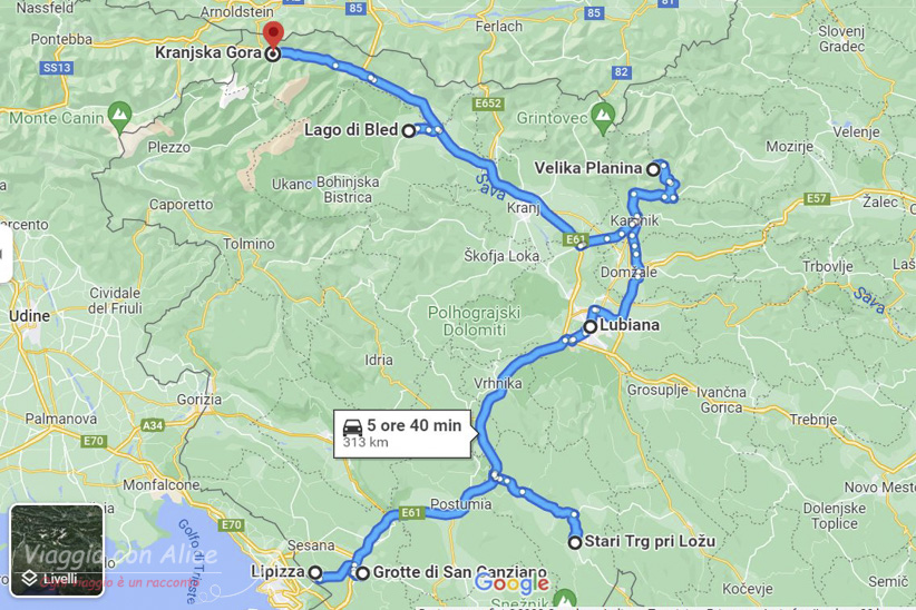 on the road in slovenia