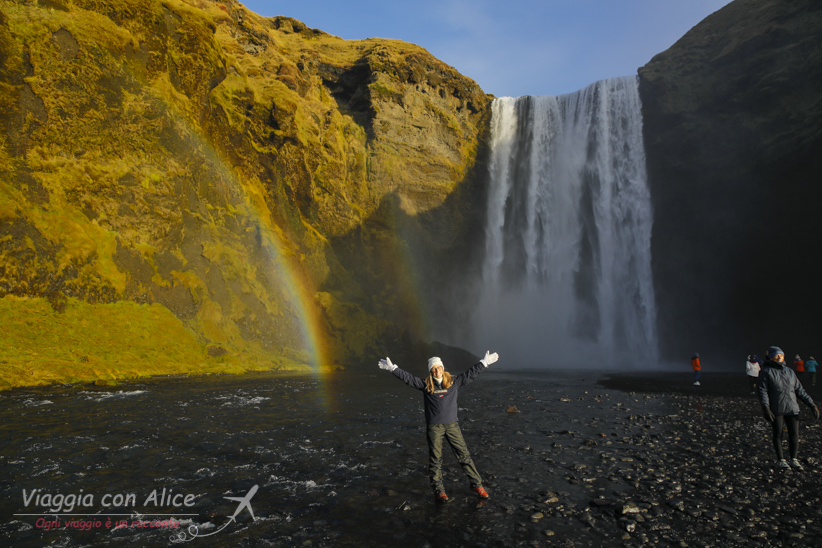 cascata Skogafoss islanda