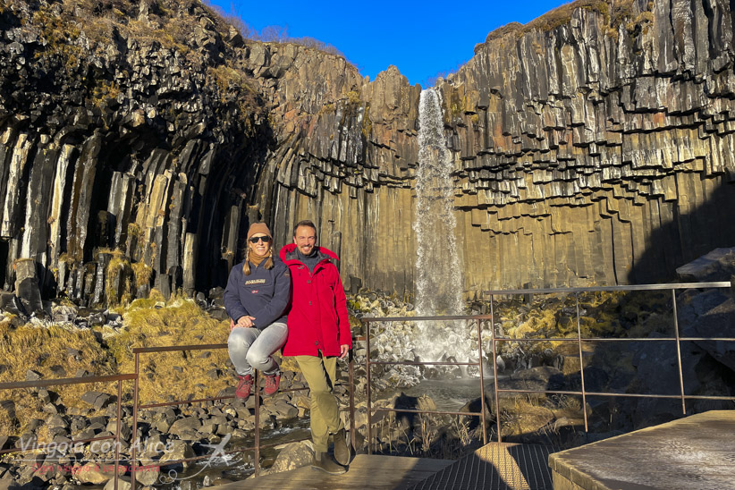 cascata svartifoss islanda