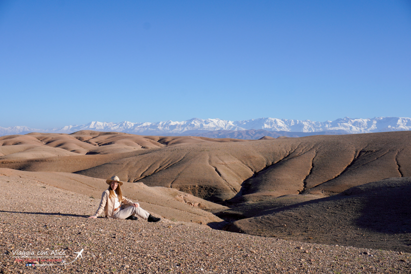 Dormire una notte nel deserto di Agafay in Marocco