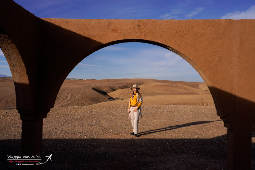 Dormire una notte nel deserto di Agafay in Marocco