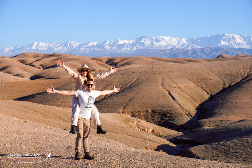 Dormire una notte nel deserto di Agafay in Marocco